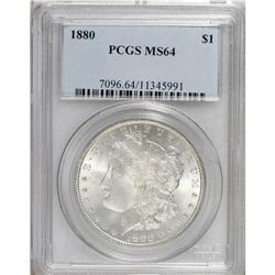 1880 $1 MS64 PCGS. PCGS Population (2821/861). NGC