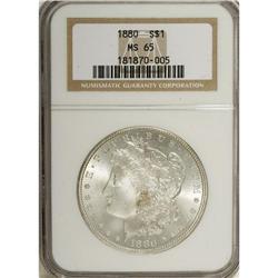 1880 $1 MS65 NGC. NGC Census: (545/34). PCGS Popul