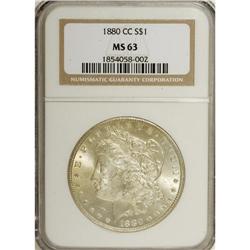 1880-CC $1 MS63 NGC. NGC Census: (980/3068). PCGS
