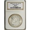 Image 1 : 1880-CC $1 8 Over High 7 MS61 NGC. Vam-5, Top-100.