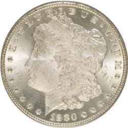 1880-CC $1 8 Over Low 7 MS64 PCGS. PCGS Population (17