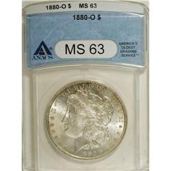 1880-O $1 MS63 ANACS. NGC Census: (1459/821). PCGS