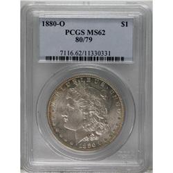 1880/79-O $1 MS62 PCGS. PCGS Population (42/54). N