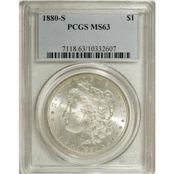 1880-S $1 MS63 PCGS. PCGS Population (18053/77319). NG