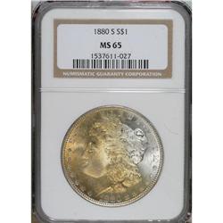 1880-S $1 MS65 NGC. NGC Census: (25104/11291). PCG