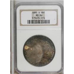 1880-S $1 MS66 NGC. NGC Census: (8690/2601). PCGS