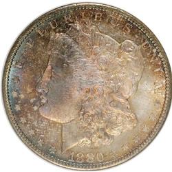 1880-S $1 MS66 NGC. NGC Census: (8690/2601). PCGS Popu