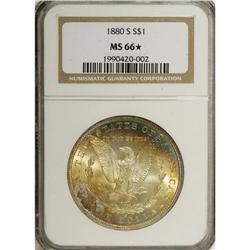 1880-S $1 MS66 NGC. NGC Census: (8763/2671). PCGS Popu