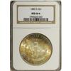Image 1 : 1880-S $1 MS66 NGC. NGC Census: (8763/2671). PCGS Popu