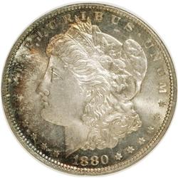 1880-S $1 MS67 NGC. NGC Census: (2451/220). PCGS P