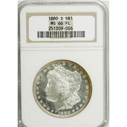 1880-S $1 MS66 Prooflike NGC. NGC Census: (681/152