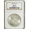 Image 1 : 1881-CC $1 MS63 NGC. NGC Census: (1168/4646). PCGS