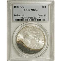 1881-CC $1 MS64 PCGS. PCGS Population (5679/5122).