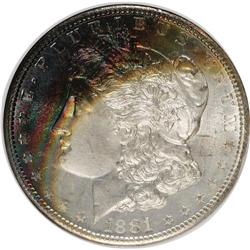 1881-S $1 MS65 NGC. NGC Census: (38477/13828). PCGS Po