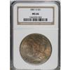 Image 1 : 1881-S $1 MS66 NGC. NGC Census: (11295/2533). PCGS