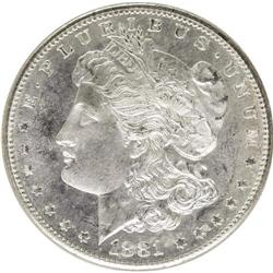 1881-S $1 MS66 Prooflike NGC. NGC Census: (463/110). P