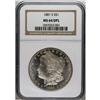 Image 1 : 1881-S $1 MS64 Deep Mirror Prooflike NGC. NGC Cens