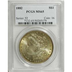 1882 $1 MS65 PCGS. PCGS Population (952/157). NGC