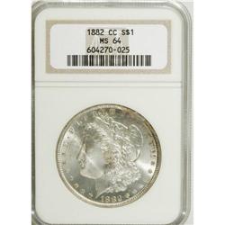 1882-CC $1 MS64 NGC. NGC Census: (3322/2567). PCGS