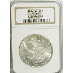 1882-CC $1 MS65 NGC. NGC Census: (2129/455). PCGS