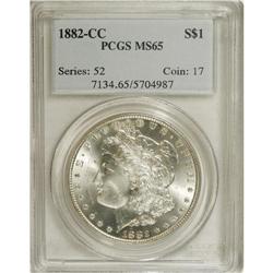 1882-CC $1 MS65 PCGS. PCGS Population (3958/939).