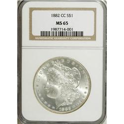 1882-CC $1 MS65 NGC. NGC Census: (2130/456). PCGS
