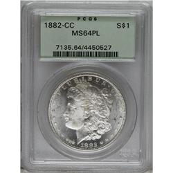 1882-CC $1 MS64 Prooflike PCGS. PCGS Population (6