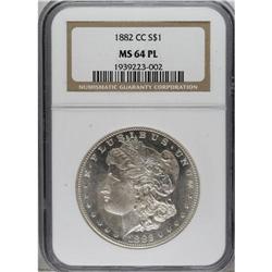 1882-CC $1 MS64 Prooflike NGC. NGC Census: (365/18