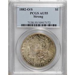 1882-O/S $1 AU55 PCGS. PCGS Population (96/1102). NGC