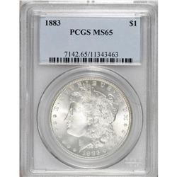 1883 $1 MS65 PCGS. PCGS Population (3260/722). NGC