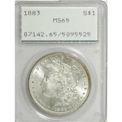 1883 $1 MS65 PCGS. PCGS Population (3260/722). NGC