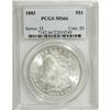 Image 1 : 1883 $1 MS66 PCGS. PCGS Population (669/53). NGC C