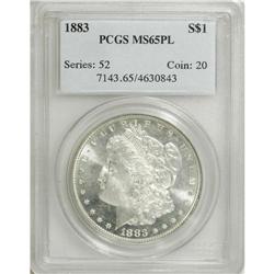 1883 $1 MS65 Prooflike PCGS. PCGS Population (0/0)