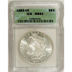 1883-CC $1 MS64 ICG. NGC Census: (4509/4029). PCGS