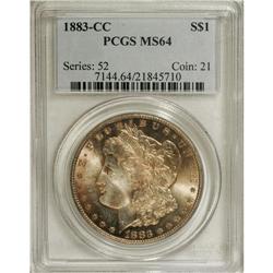 1883-CC $1 MS64 PCGS. PCGS Population (10686/7837)
