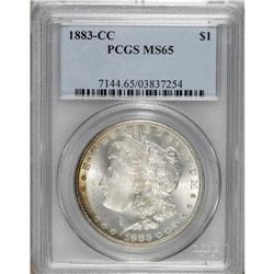 1883-CC $1 MS65 PCGS. PCGS Population (6216/1621).