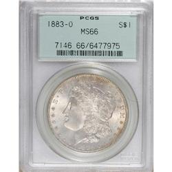1883-O $1 MS66 PCGS. PCGS Population (536/28). NGC