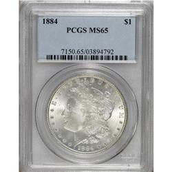 1884 $1 MS65 PCGS. PCGS Population (1729/370). NGC