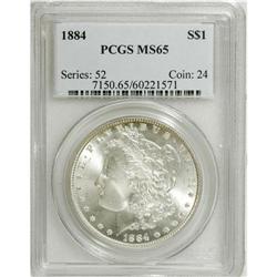 1884 $1 MS65 PCGS. PCGS Population (1729/370). NGC
