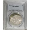 Image 1 : 1884-CC $1 MS65 PCGS. PCGS Population (5876/1297). NGC