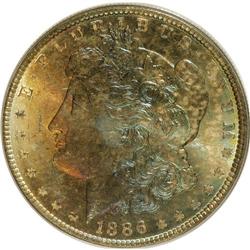 1886 $1 MS66 PCGS. PCGS Population (1980/197). NGC