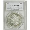 Image 1 : 1887 $1 MS65 Prooflike PCGS. PCGS Population (223/