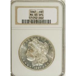 1887 $1 MS65 Deep Mirror Prooflike NGC. NGC Census