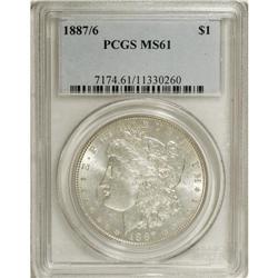 1887/6 $1 MS61 PCGS. PCGS Population (65/1079). NG