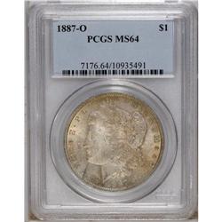 1887-O $1 MS64 PCGS. PCGS Population (1923/256). N