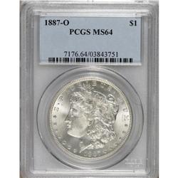 1887-O $1 MS64 PCGS. PCGS Population (1923/256). N