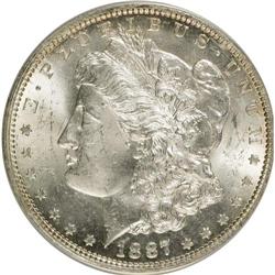 1887-O $1 MS64 ANACS. NGC Census: (1544/100). PCGS Pop