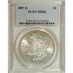 1887-S $1 MS62 PCGS. PCGS Population (1214/3559).