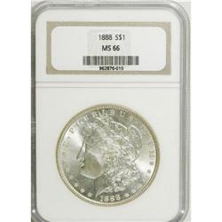1888 $1 MS66 NGC. NGC Census: (584/35). PCGS Popul