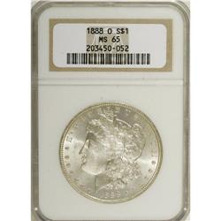 1888-O $1 MS65 NGC. NGC Census: (1186/40). PCGS Po
